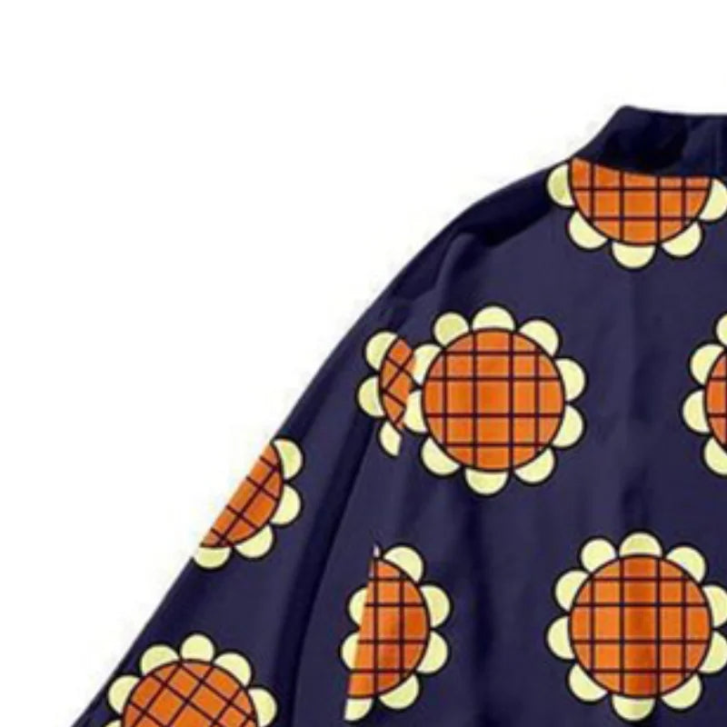 Anime Luffy Sunflower Kimono Cosplay Costume