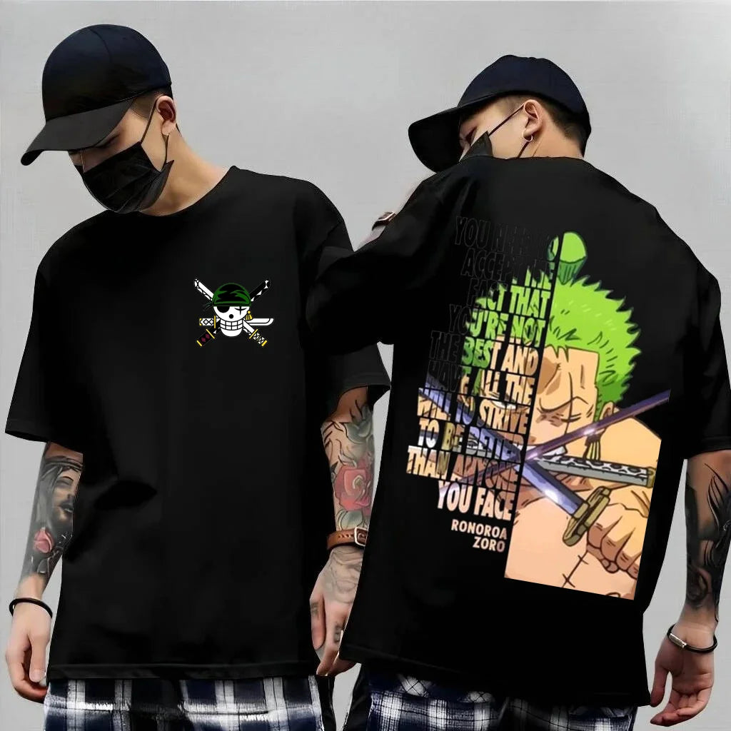 One Piece Roronoa Zoro Anime T-Shirt for Kids