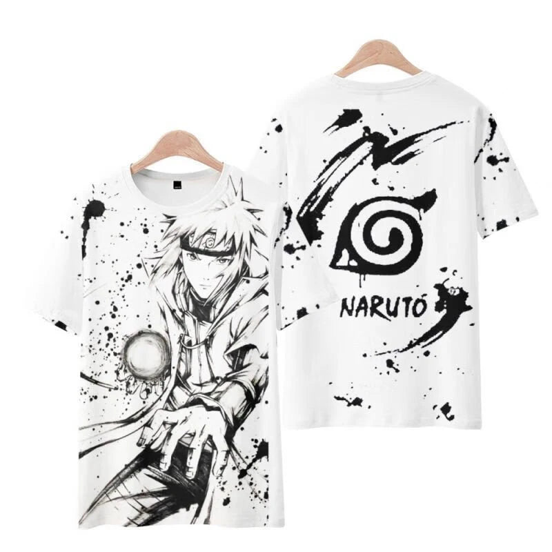 Anime Naruto Sasuke Cartoon Summer T-Shirt