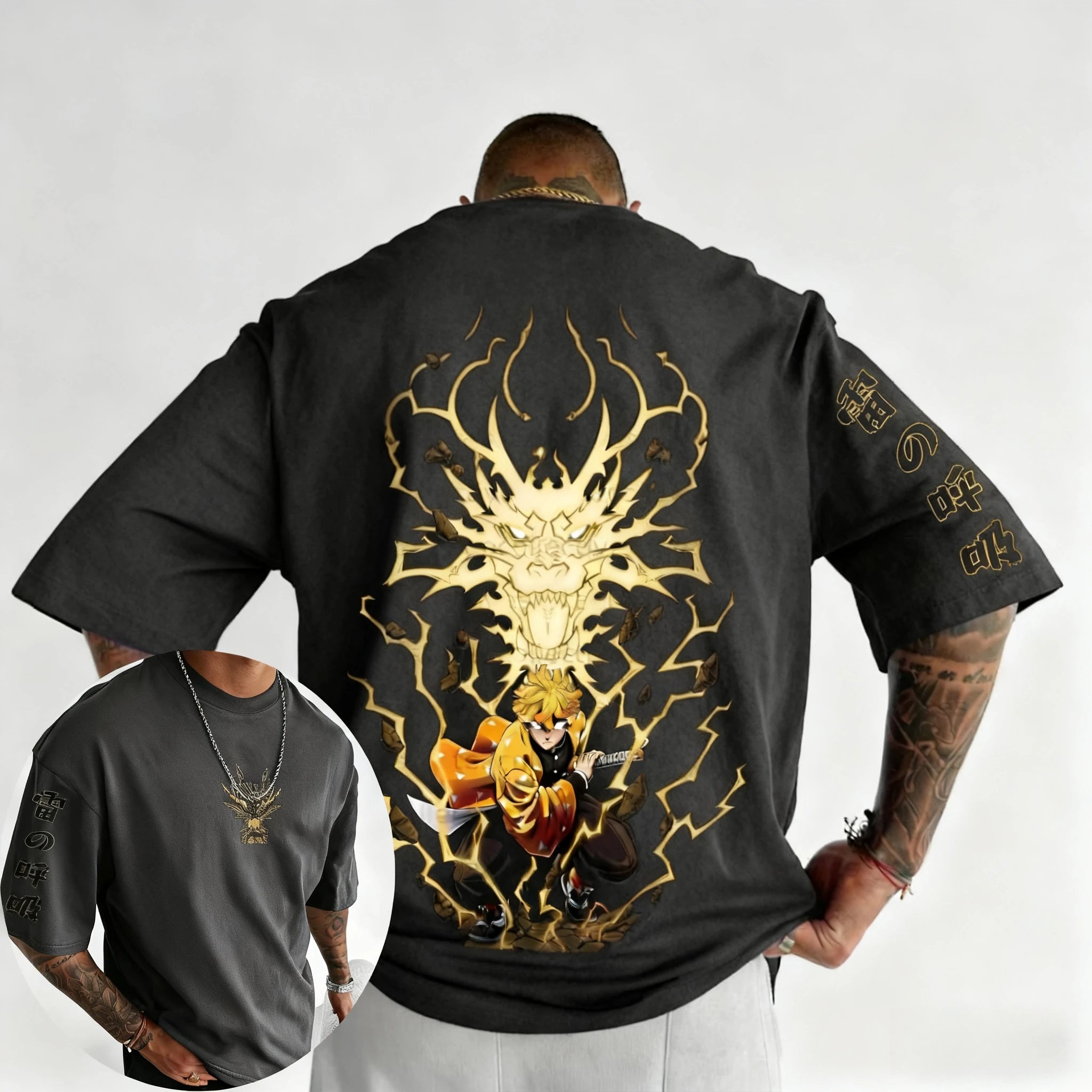 Demon Slayer Agatsuma Zenitsu T-Shirt for Men