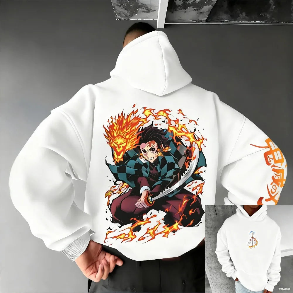 Super Sized Demon Slayer Anime Unisex Hoodie