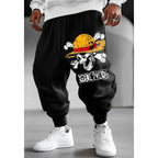 2026 One Piece Anime Print Baggy Joggers for Men