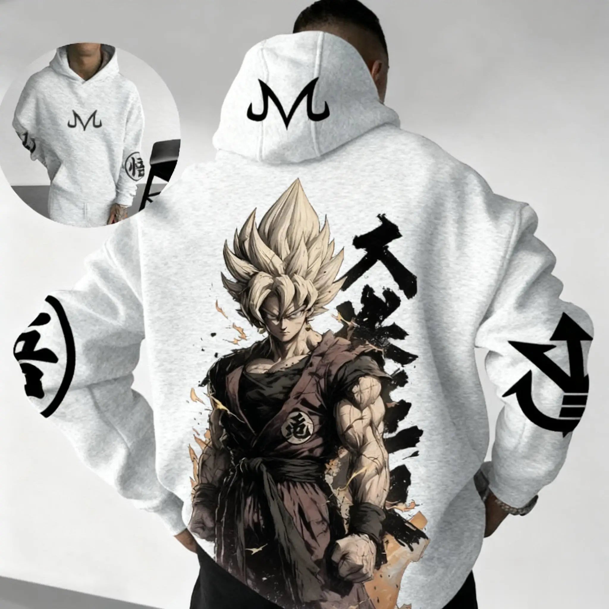 2026 Winter Dragon Ball Retro Hoodie - Super Saiyan