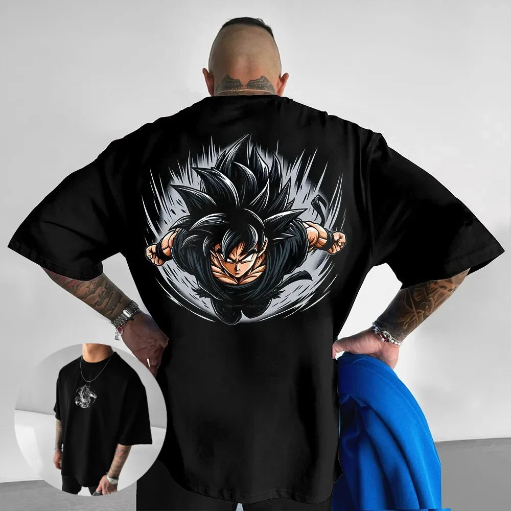 2026 Dragon Ball Retro Print T-shirt for Men & Women