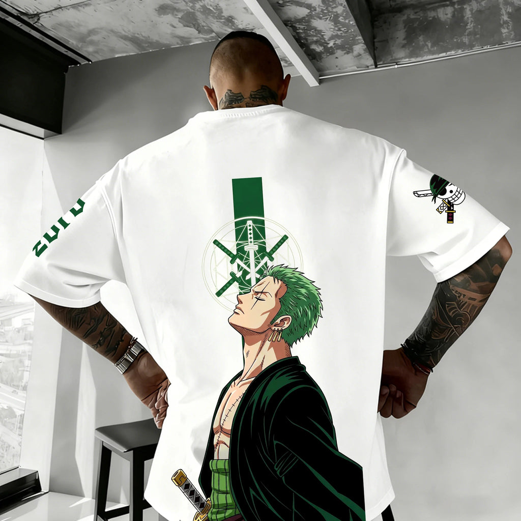 One Piece Roronoa Zoro Anime T-Shirt for Kids