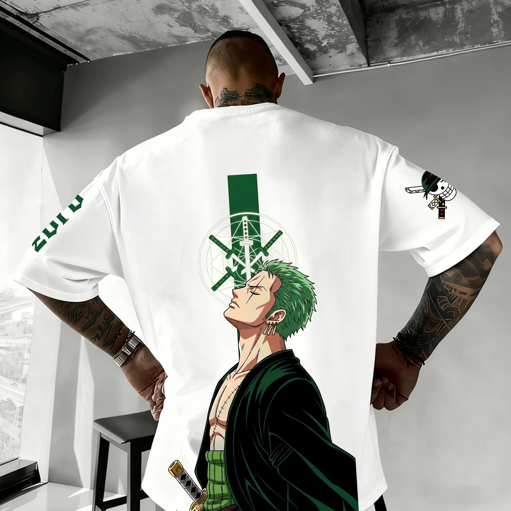 One Piece Roronoa Zoro Anime T-Shirt for Kids