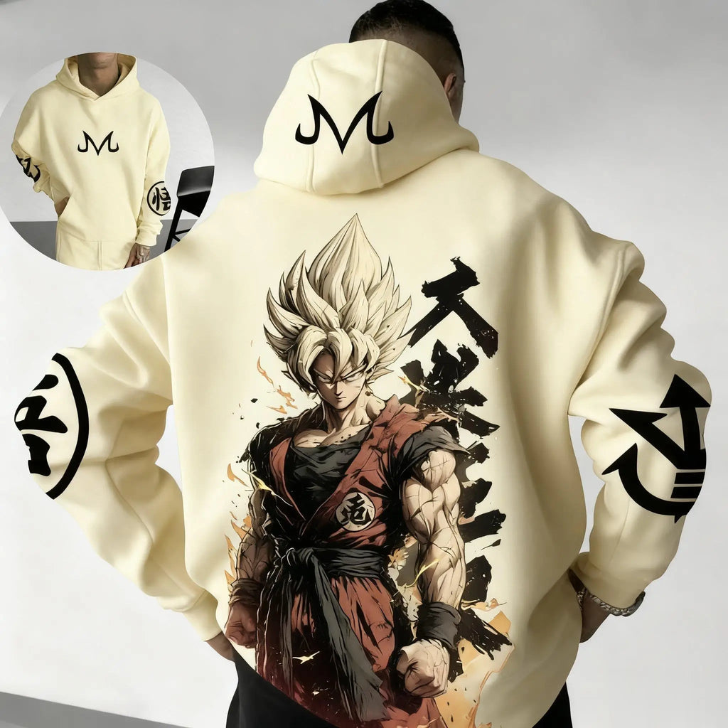 2026 Winter Dragon Ball Retro Hoodie - Super Saiyan