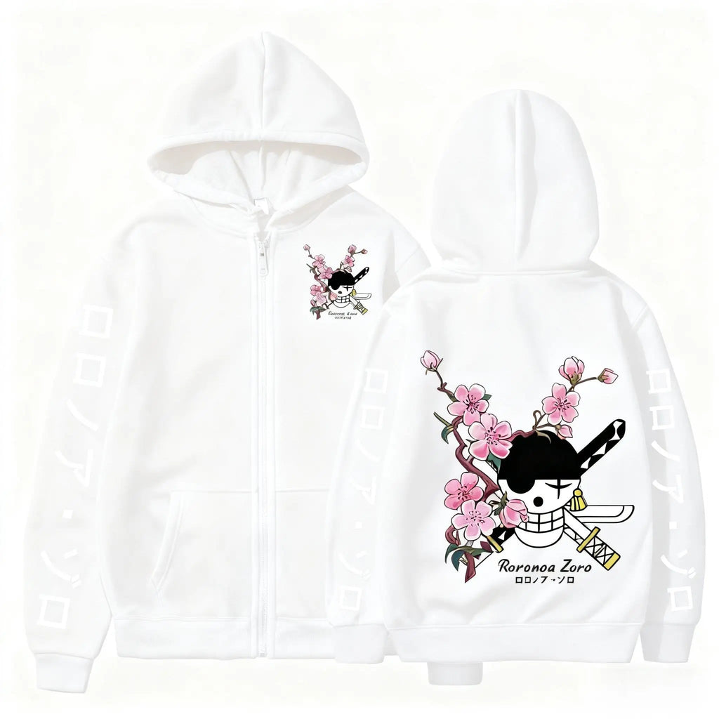 Unisex Oversized Zip Up Hoodie - Streetwear Jacket