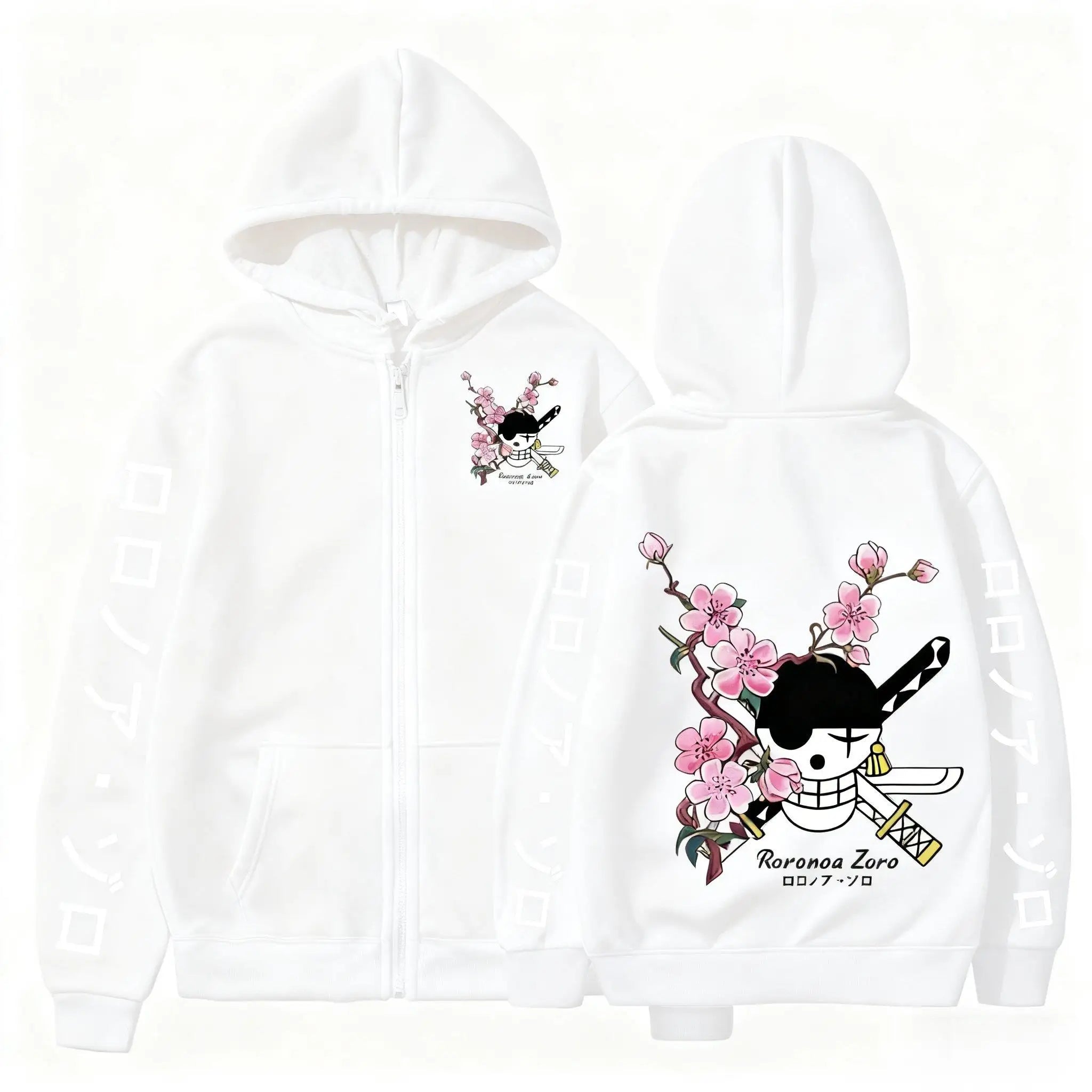 Unisex Oversized Zip Up Hoodie - Streetwear Jacket