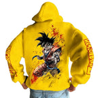 2026 Dragon Ball Retro Anime Hoodie - Son Goku Print