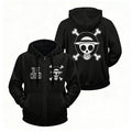 One Piece Anime Zipper Hooded Jacket