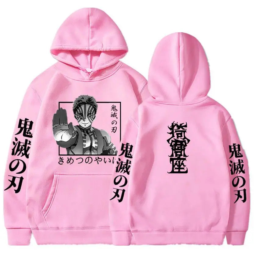 Anime Devil Killer Hoodie - Unisex Harajuku Style