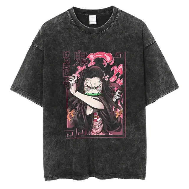 Demon Slayer Blade Anime Printed T-shirt