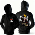 Oversized One Piece Luffy Zipper Hooded Jacket