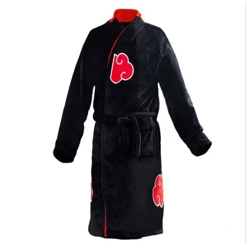 Cute Naruto Red Cloud Spring Pajamas Nightgown