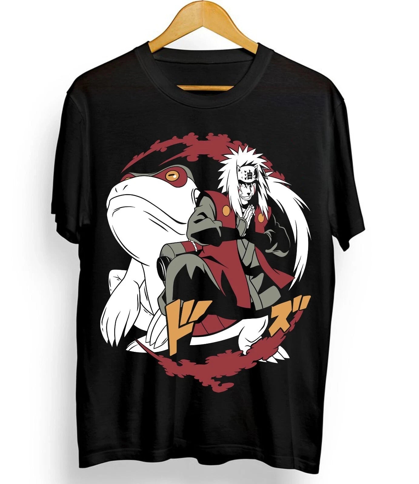 Men's Naruto Jiraiya T-Shirt - Casual Anime Top