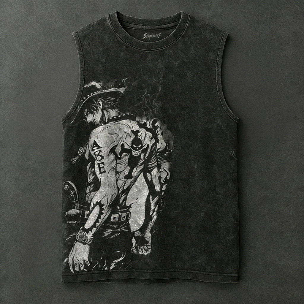 2026 One Piece Zoro Vintage Gym Vest Tank Top