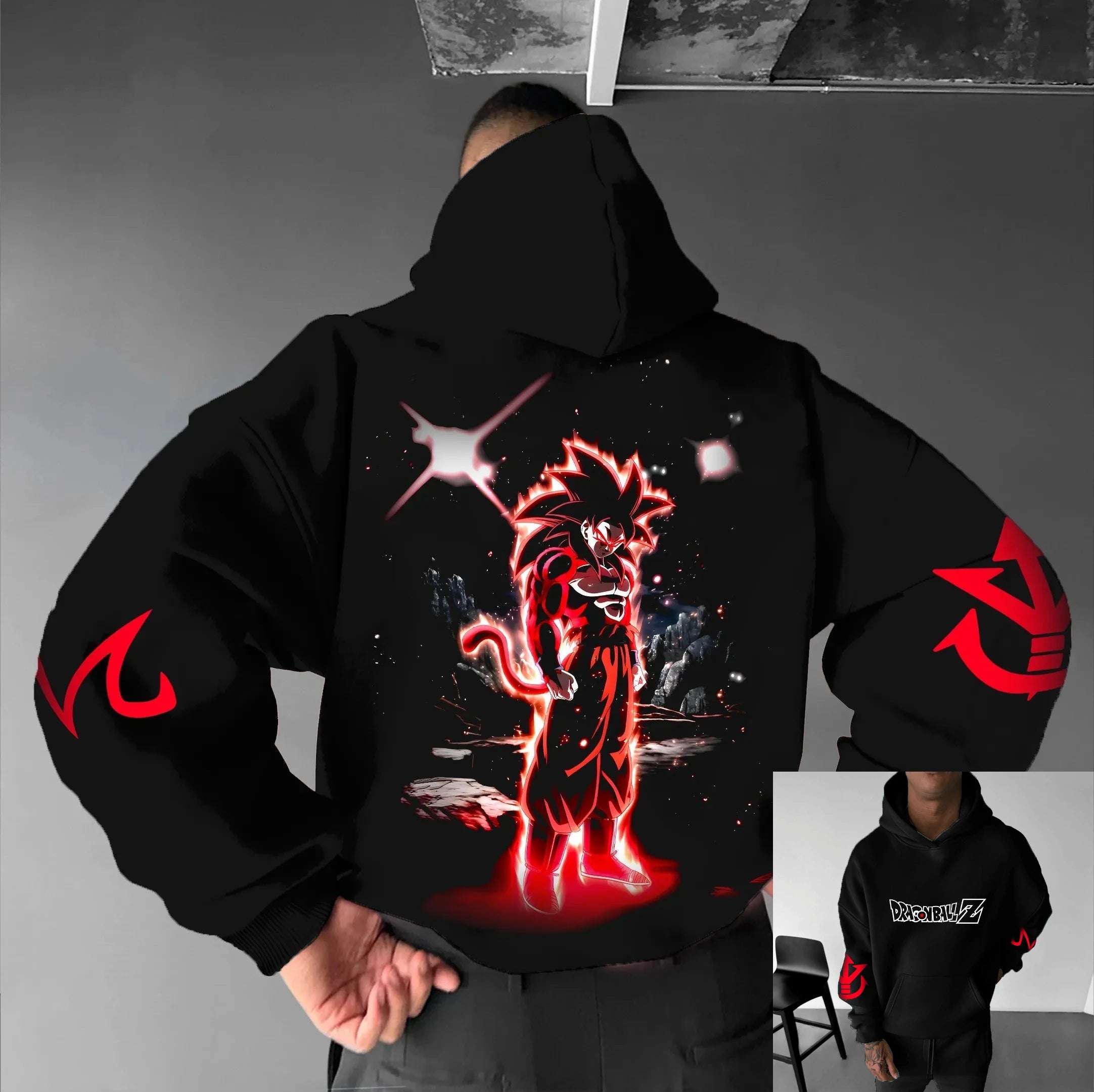 Dragon Ball Goku Oversized Hoodie for Streetwear