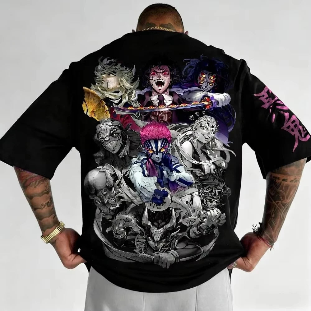 Demon Slayer Akaza Douma Kokushibo T-shirt