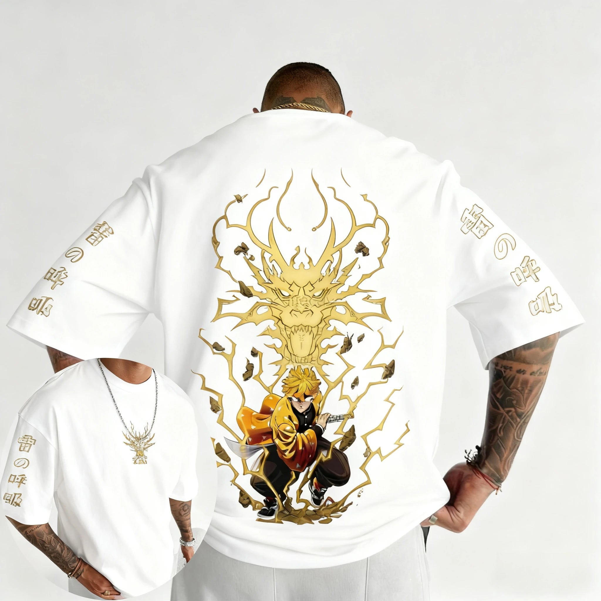 Demon Slayer Agatsuma Zenitsu T-Shirt for Men