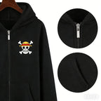 One Piece Monkey D Luffy Zip Up Hoodie