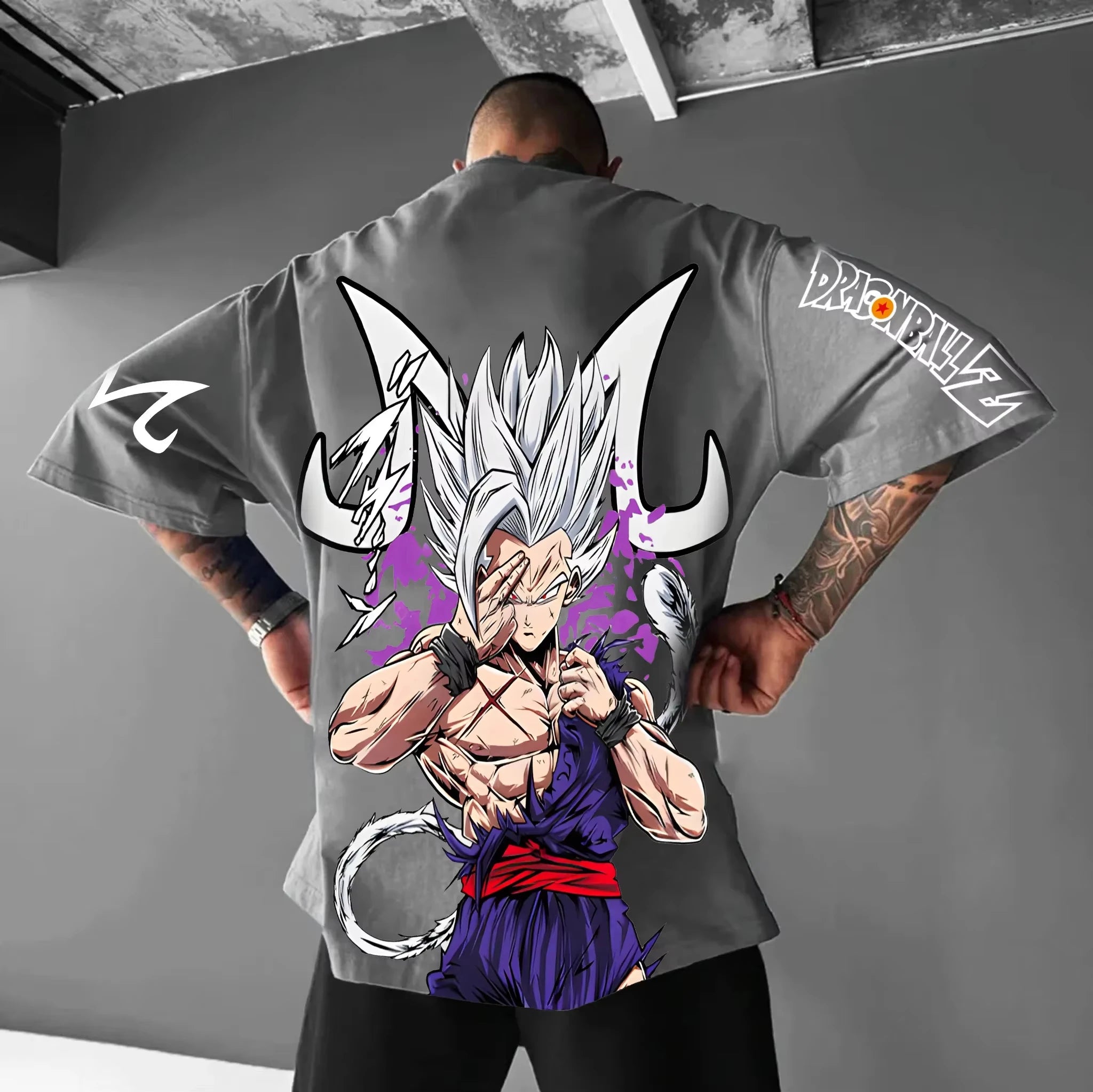 2026 Dragon Ball Men's Oversized Graphic T-Shirt