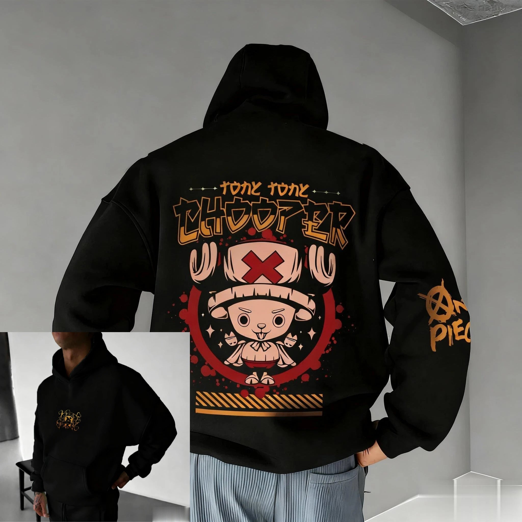 One Piece Chopper Graphic Hoodie | Streetwear Women & Men
