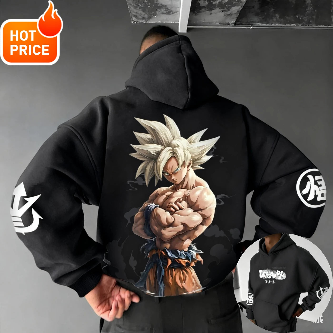 2026 Autumn Winter Goku Super Saiyan Hoodie