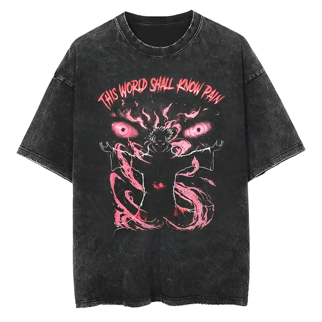 Naruto Pain Rinnegan Eyes Vintage T-Shirt
