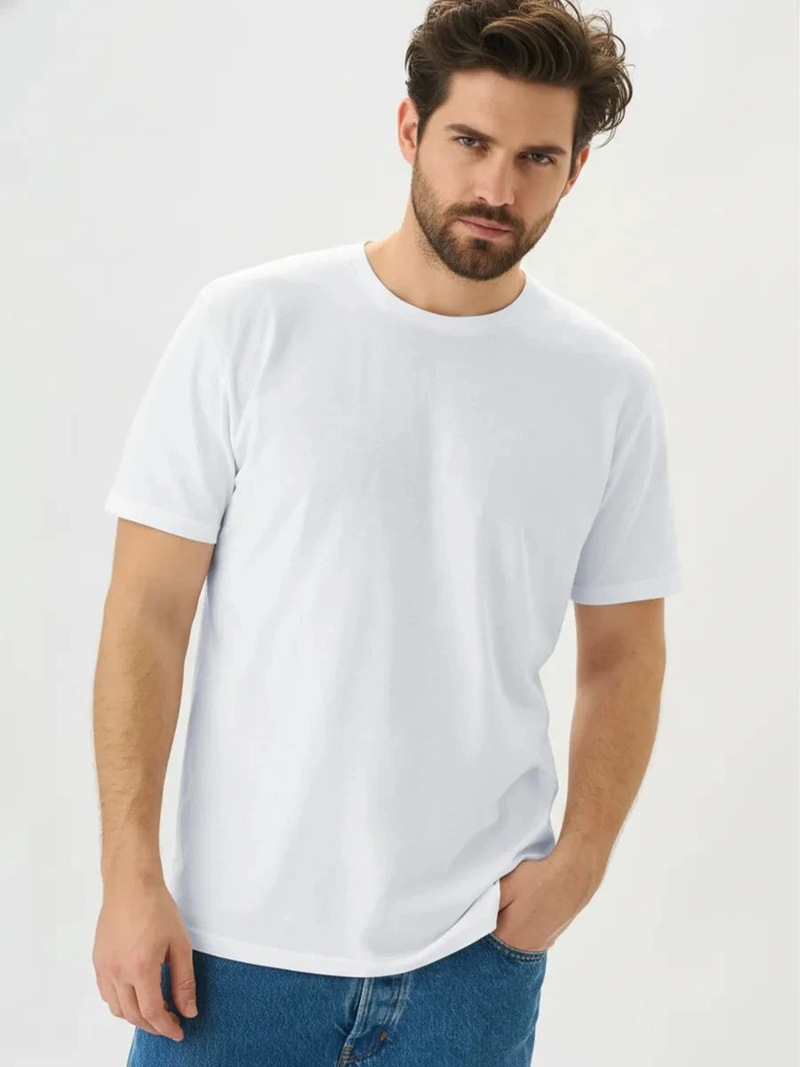 Men's Anime Patterned T-shirt for Casual Summer Wear