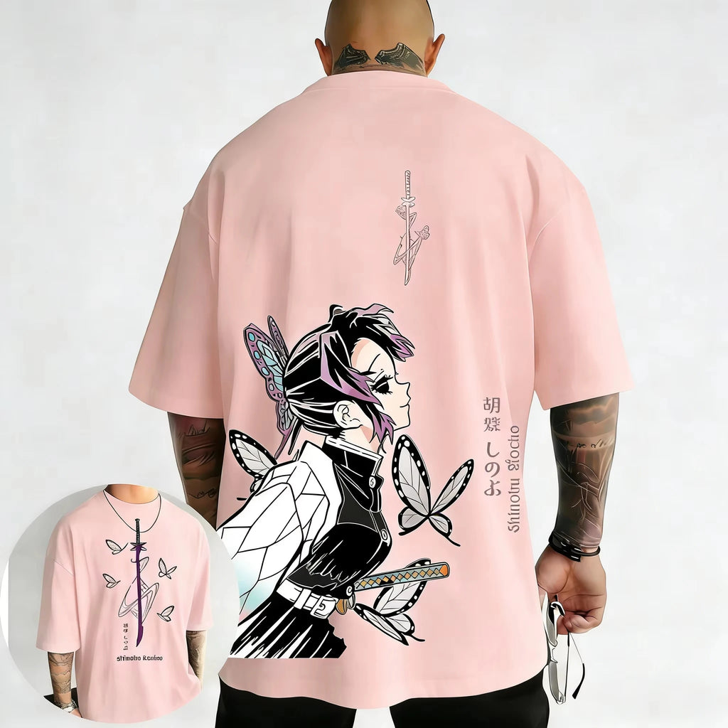 Demon Slayer Shinobu Anime Printed T-Shirt