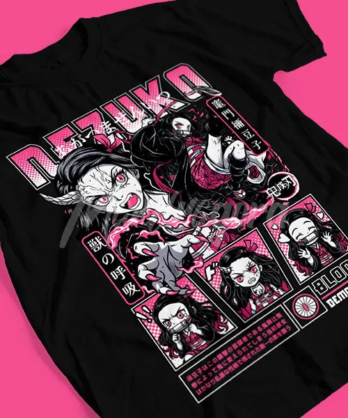 New Ghost Slayer Anime T-shirt for Family
