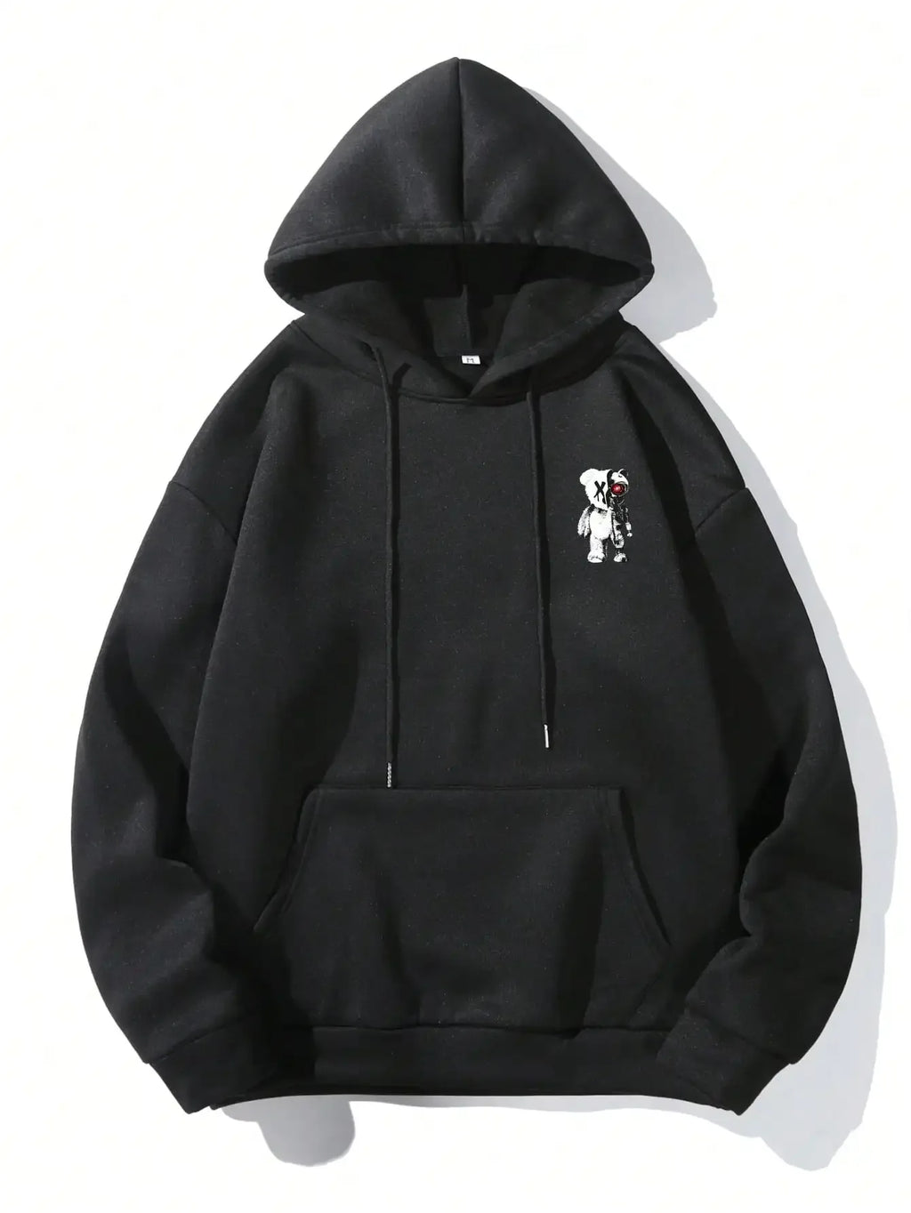 Cartoon Machine Bear Print Pullovers Men Cartoons Creative Hoodie Oversize Fashion Clothing All-Match Autumn Winter Male Hoody - cankarfashion