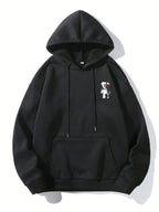 Cartoon Machine Bear Print Pullovers Men Cartoons Creative Hoodie Oversize Fashion Clothing All-Match Autumn Winter Male Hoody - cankarfashion