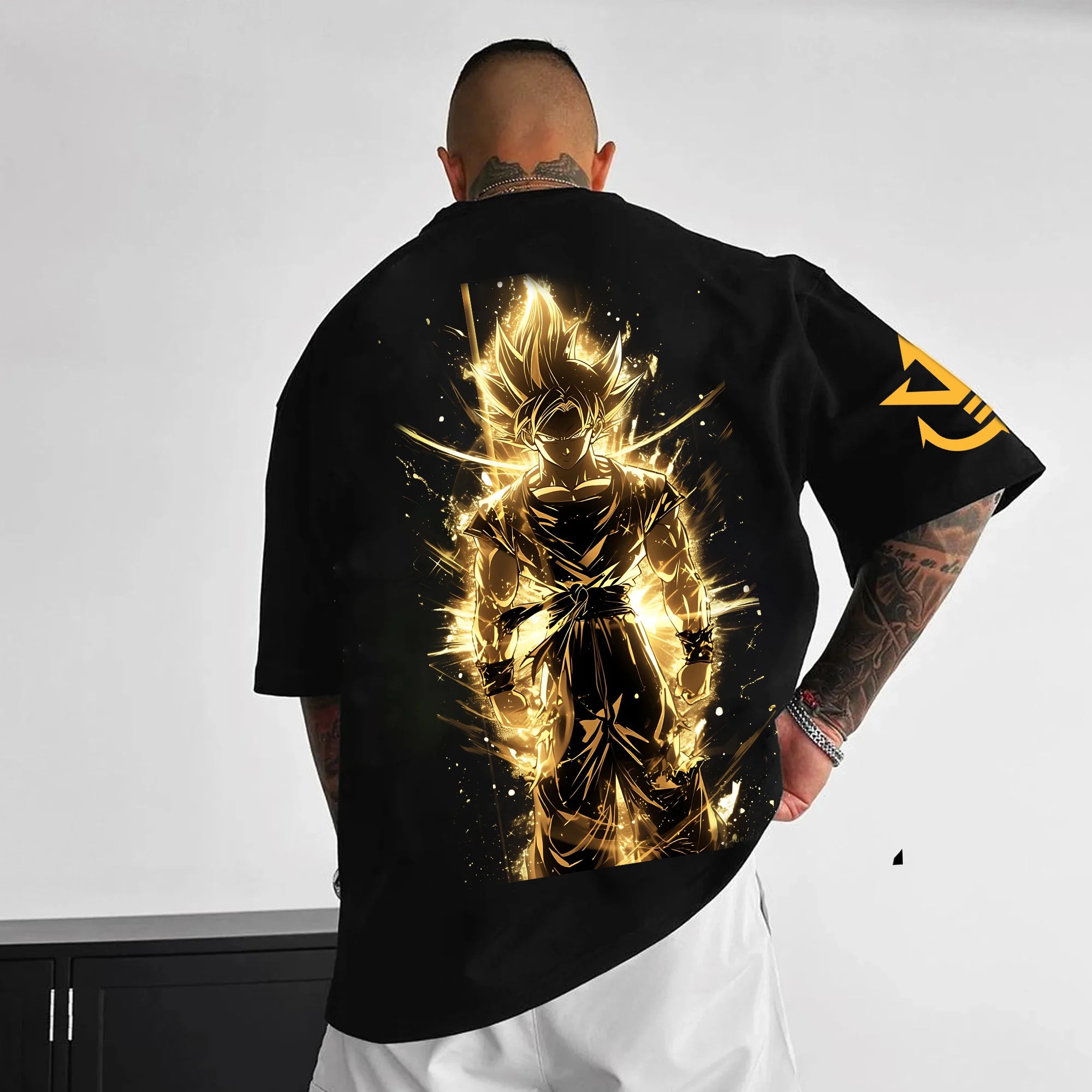 2026 Summer Dragon Ball Wukong T-shirt - Retro Oversized