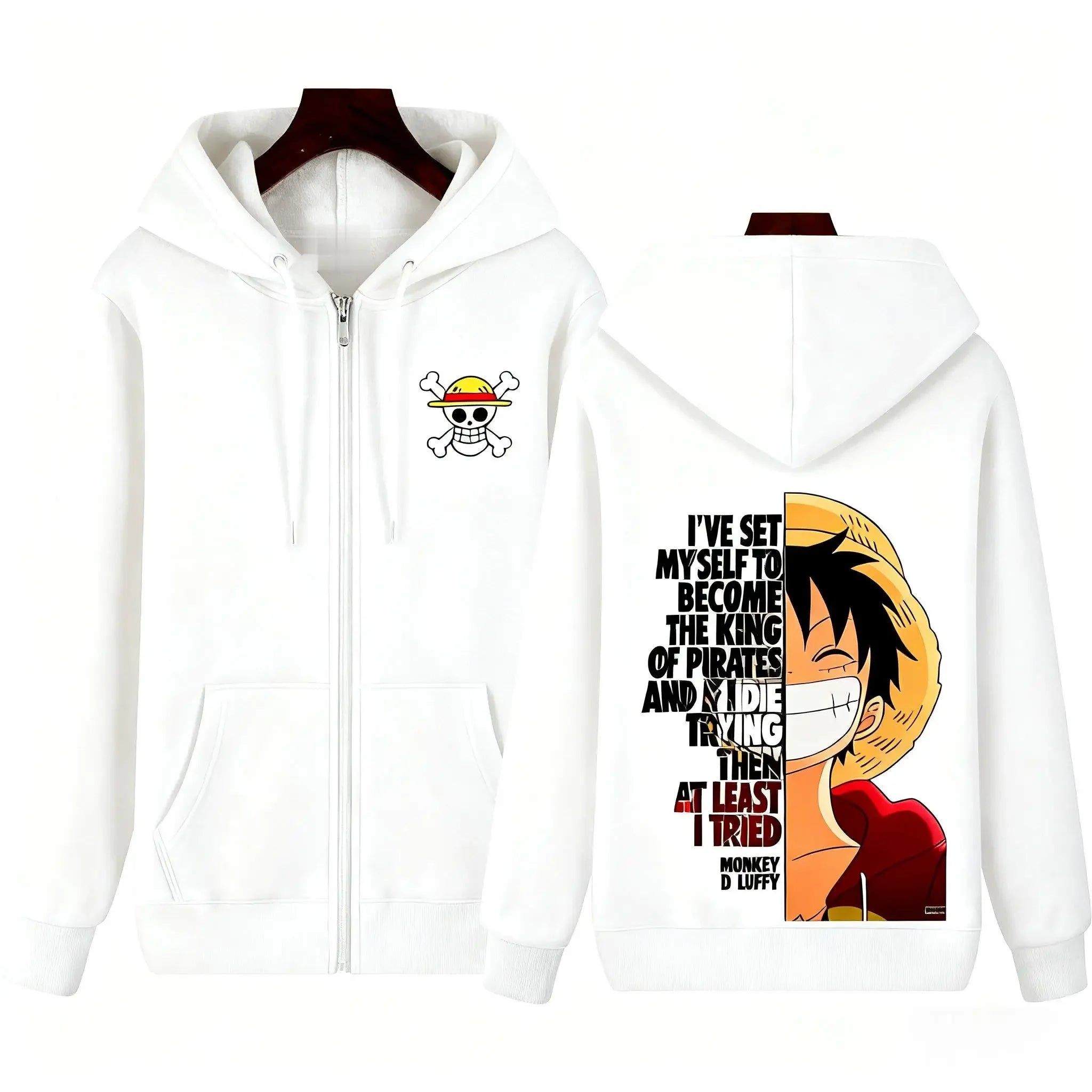 One Piece Monkey D. Luffy Hoodie Jacket for Men & Women