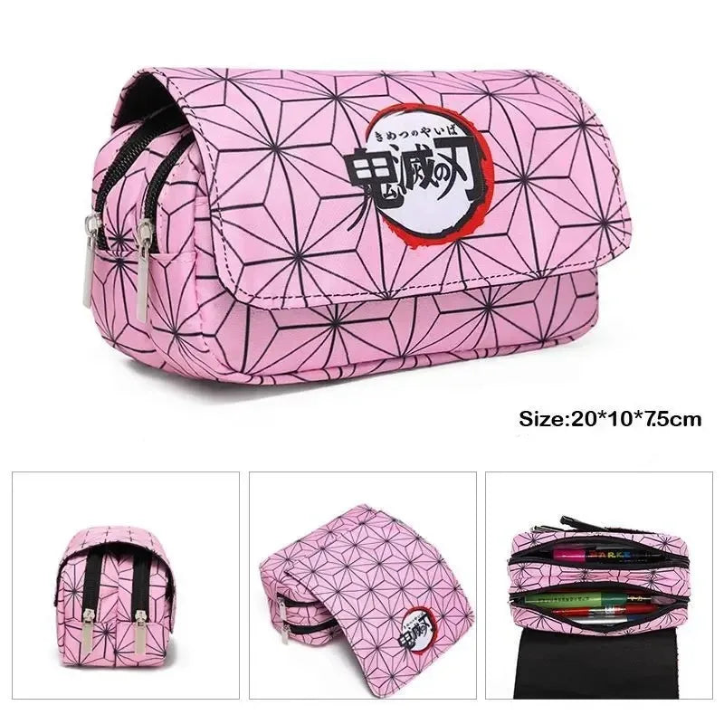 Demon Slayer 3D Anime Pen Bag for Students