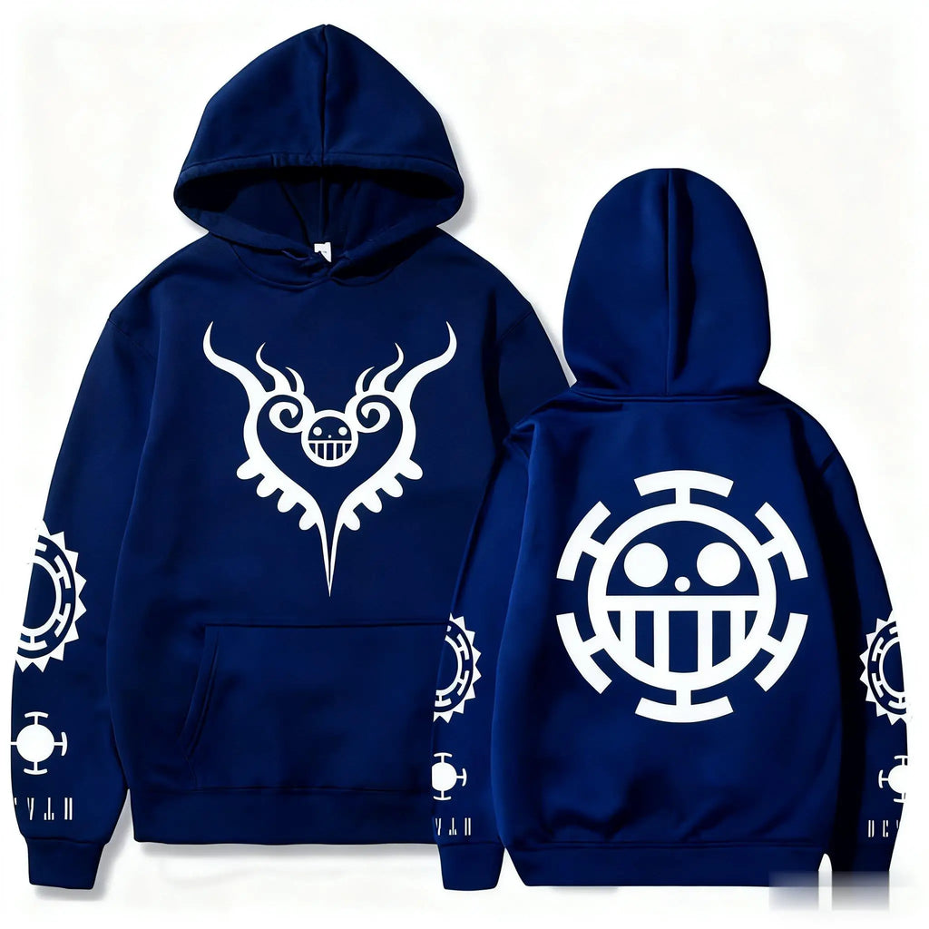 Unisex Anime Cosplay Hoodie - Casual Y2K Fashion