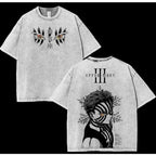 Anime Demon Slayer Retro T-shirt for Spring/Summer