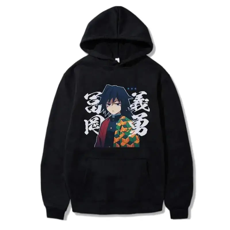 Demon Slayer Tomioka Giyuu Printed Hoodie