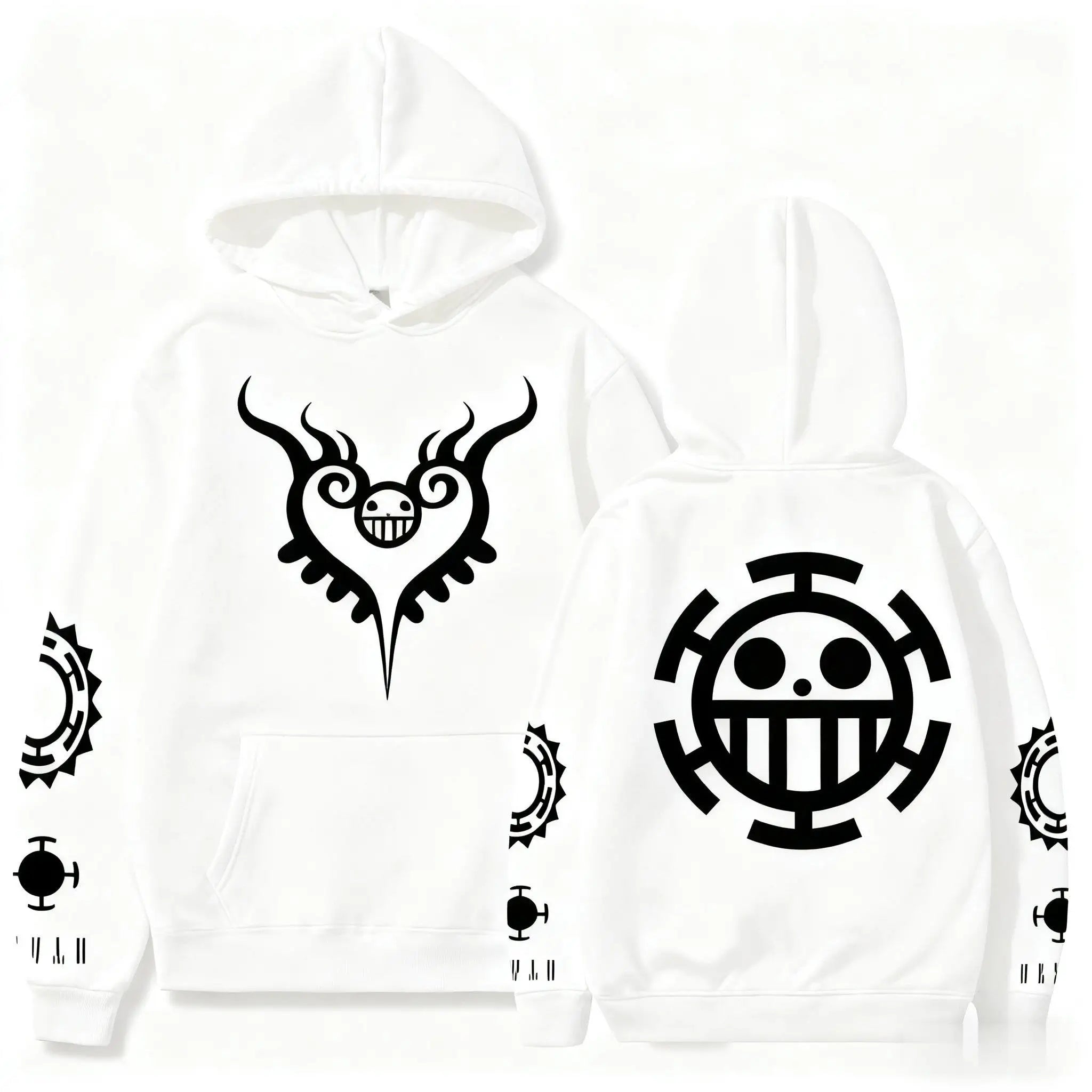 Unisex Anime Cosplay Hoodie - Casual Y2K Fashion