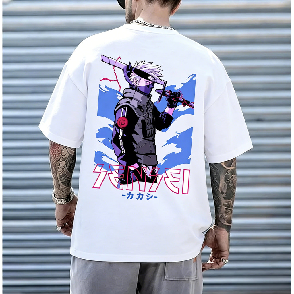 Naruto Kakashi Cyber Style Men's T-shirt