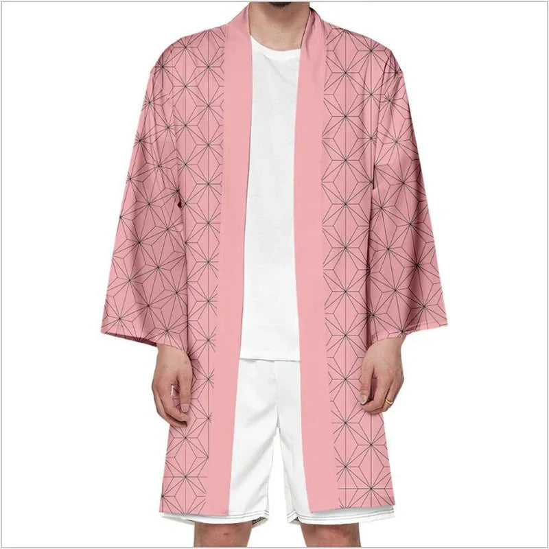 Adult Kimetsu No Yaiba Kimono Cardigan Costume