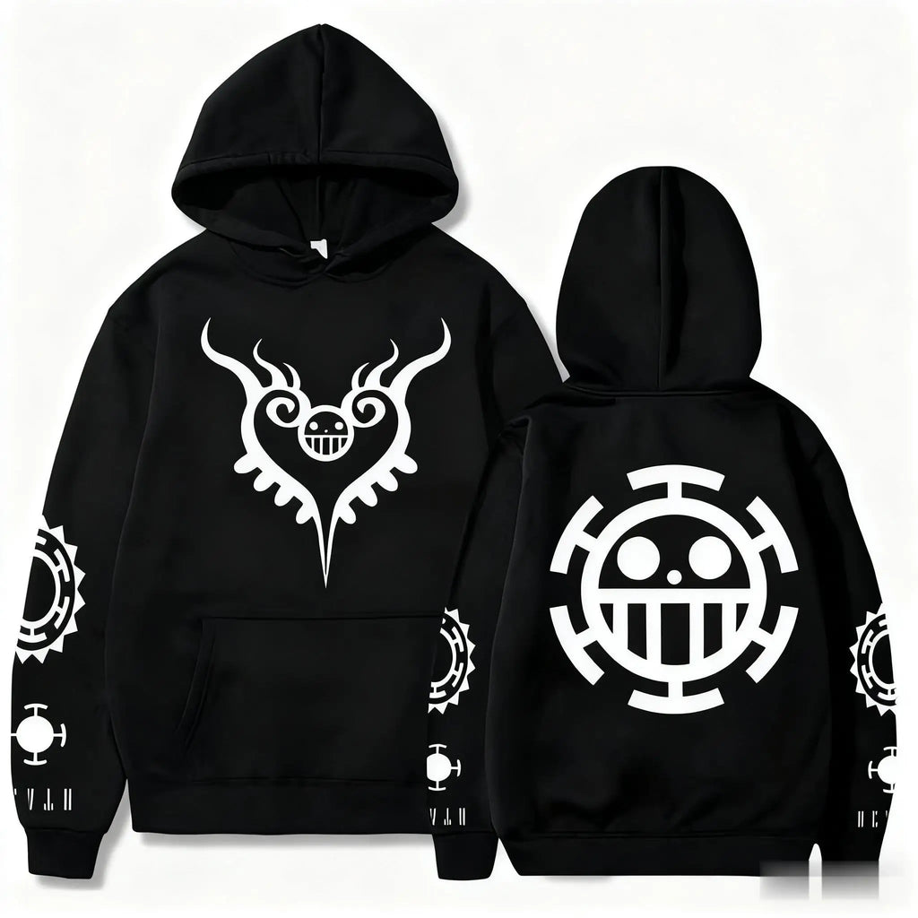 Unisex Anime Cosplay Hoodie - Casual Y2K Fashion
