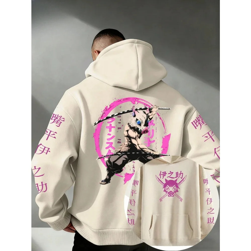 Y2K Anime Blade of The Ghosts Men's Hoodie