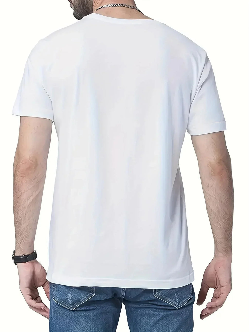 Men's Anime Patterned T-shirt for Casual Summer Wear