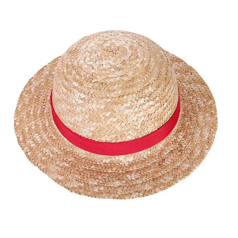 Luffy Straw Hat One Piece Cartoon Cosplay Cap