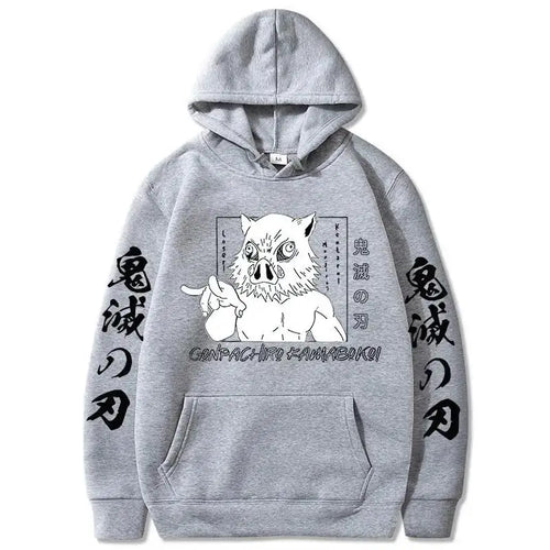 2026 New Demon Slayer Inosuke Hashibira Hoodie