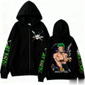 2026 One Piece Zoro Zip Up Hoodie for Men & Women