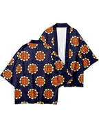 Anime Luffy Sunflower Kimono Cosplay Costume